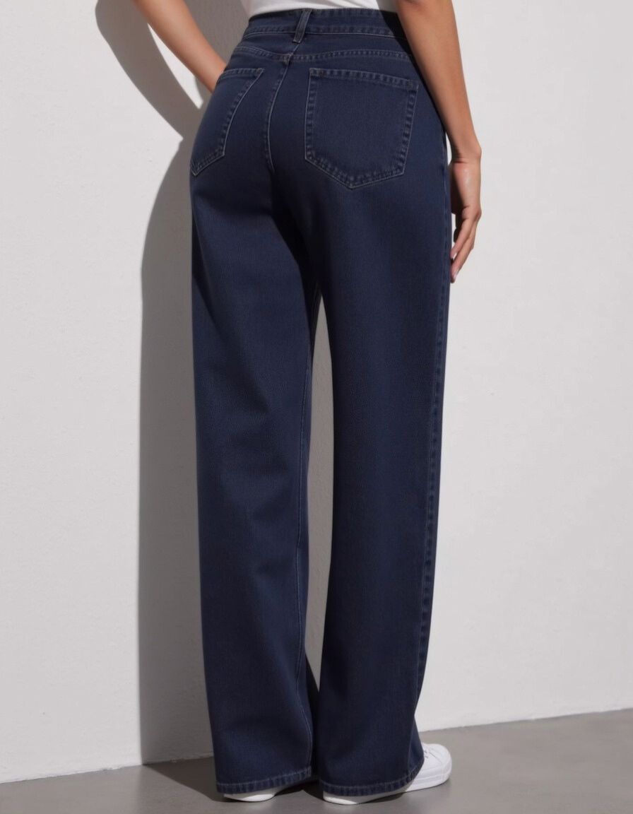 Denim-look Sweatpants Dark
