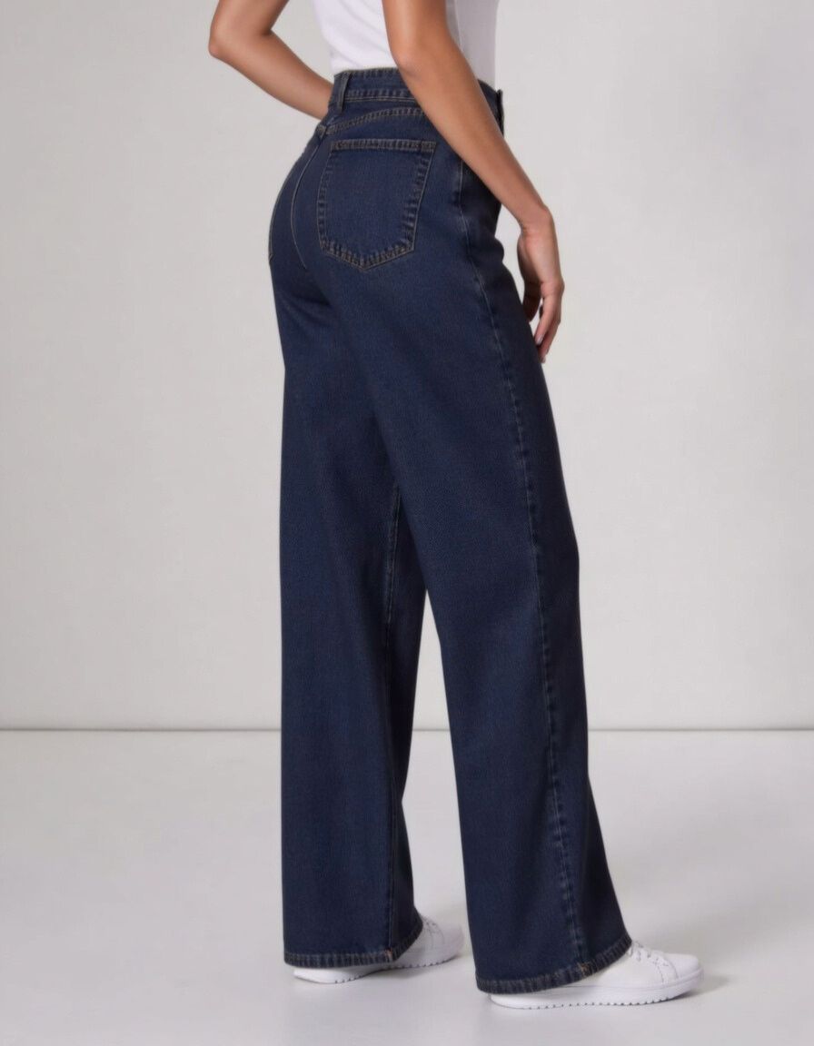 Denim-look Sweatpants Dark