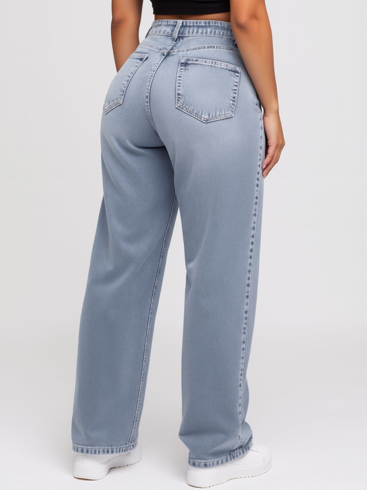 Denim-look Sweatpants